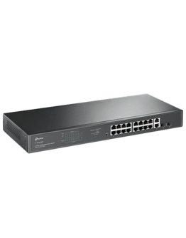 TP-Link TL-SG1218MP 16-Port Unmanaged Rackmount Gigabit PoE+ Switch w/ 2 x 1G RJ45/SFP Combo Ports (250W)